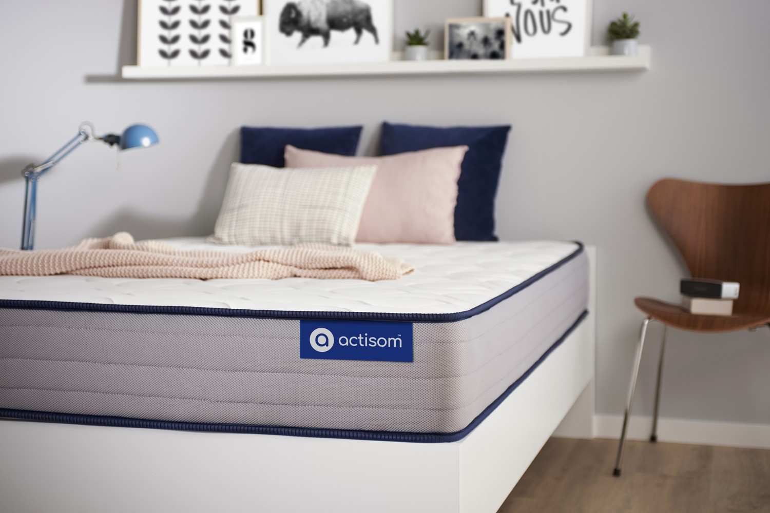 ACTISOM Matelas 160x200 Latex+Mémoire de forme Maxi épaisseur