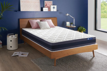 Matelas 130x210 cm Ressorts ensachés et Mémoire de forme - Actiflex Morpho