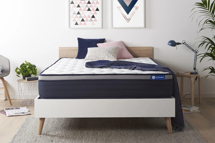 Matelas 180x210 cm Latex et mémoire de forme - Actilatex Max