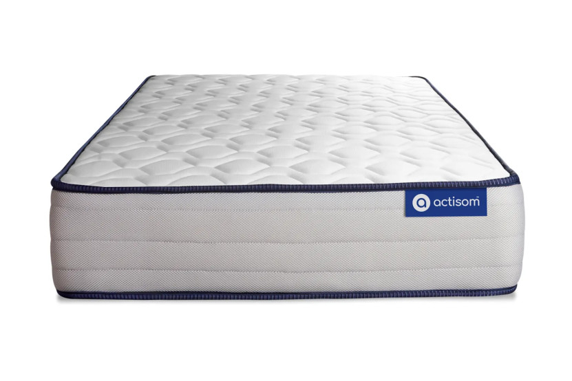 Ensemble Matelas Sommier 80x200 cm - Sommier Blanc (en kit) - Actiflex Form
