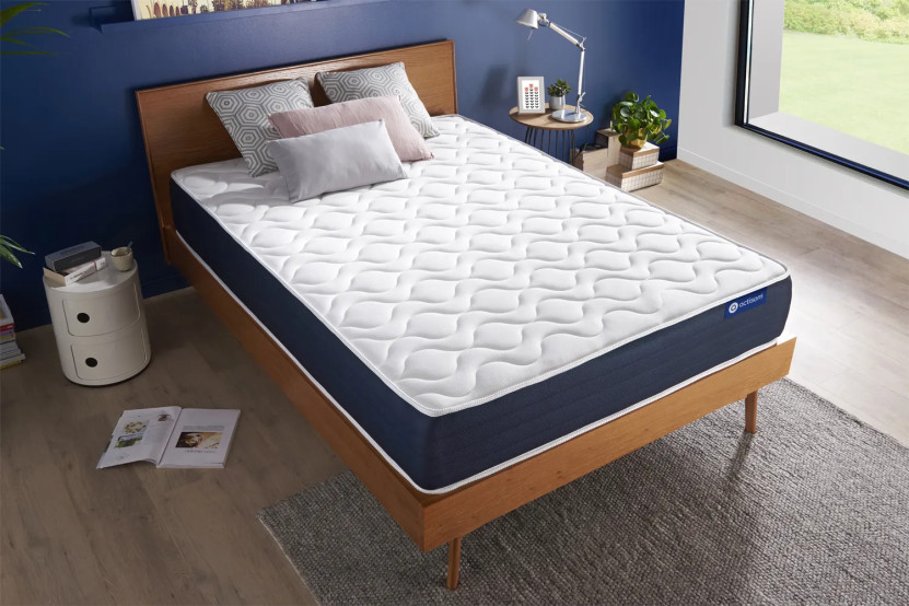 Matelas 100x200 cm Ressorts ensachés et Mémoire de forme - Actiflex Sleep