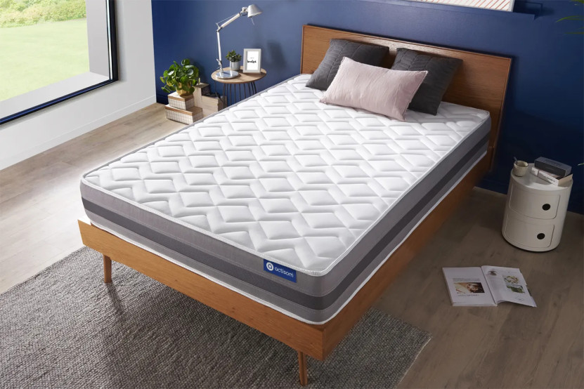 Matelas 160x210 cm Ressorts ensachés et Mémoire de forme - Actiflex Relax