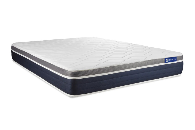 Matelas 150x195 cm Ressorts ensachés et Mémoire de forme - Actiflex Confort