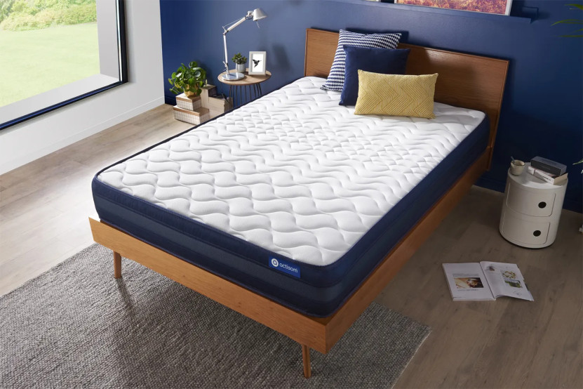 Matelas 140x220 cm Ressorts ensachés et Mémoire de forme - Actiflex Tech