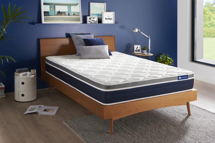 Matelas 140x220 cm Ressorts ensachés et Mémoire de forme - Actiflex Confort
