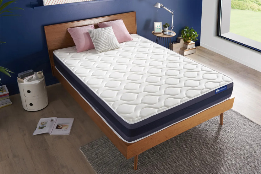 Matelas 150x195 cm Ressorts ensachés et Mémoire de forme - Actiflex Morpho