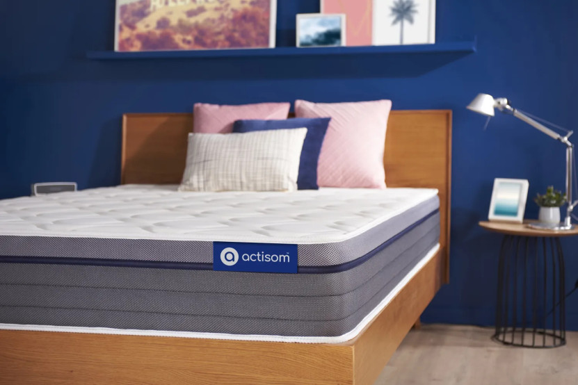 Matelas 120x220 cm Ressorts ensachés et Mémoire de forme - Actiflex Zen