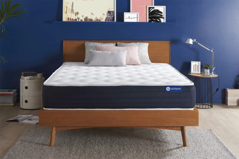 Matelas 160x220 cm Ressorts ensachés et Mémoire de forme - Actiflex Sleep