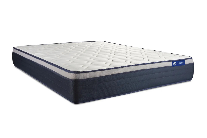 Matelas 140x210 cm Ressorts ensachés et Mémoire de forme - Actiflex Max