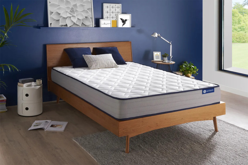 Matelas 180x190 cm Ressorts ensachés et Mémoire de forme - Actiflex Form