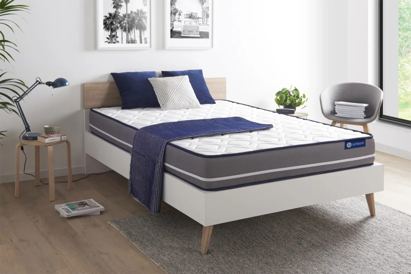 Matelas 140x190 cm Latex et mémoire de forme - Actilatex Pur