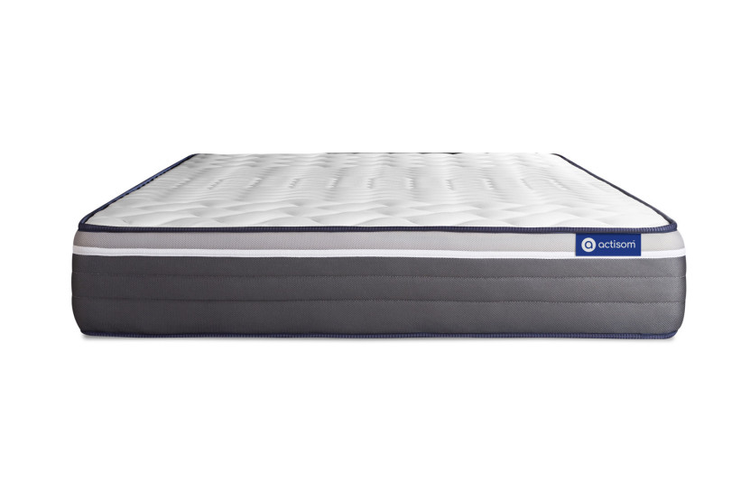 Matelas 140x210 cm Ressorts ensachés et Mémoire de forme - Actiflex Plus