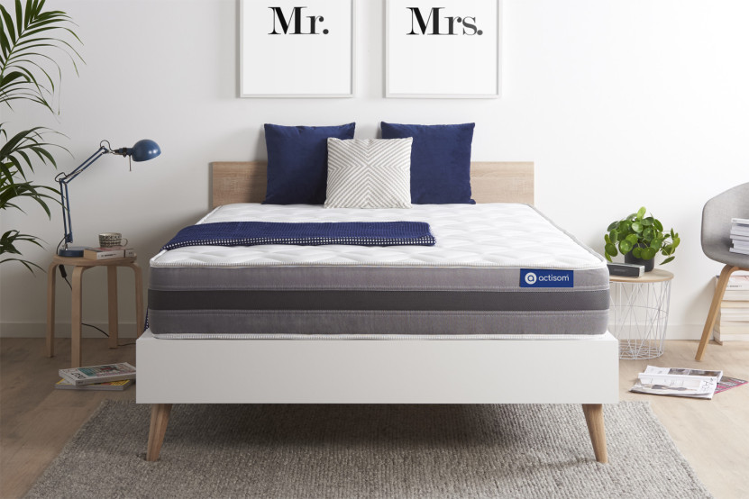 Matelas 180x190 cm Latex et mémoire de forme - Actilatex Relax