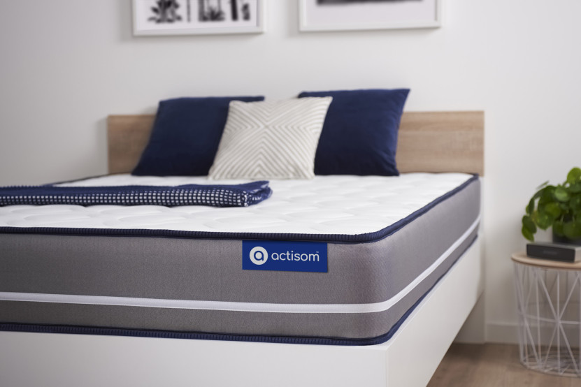 Matelas 100x200 cm Latex et mémoire de forme - Actilatex Pur