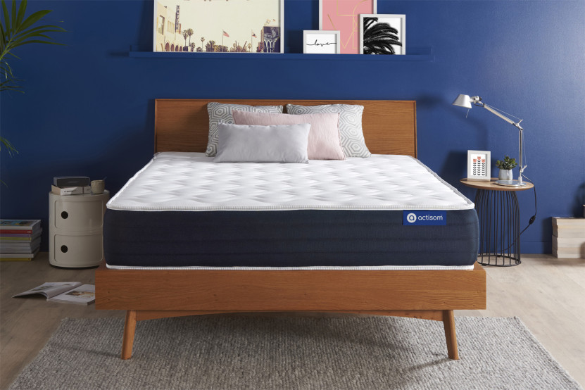 Matelas 140x220 cm Ressorts ensachés et Mémoire de forme - Actiflex Sleep
