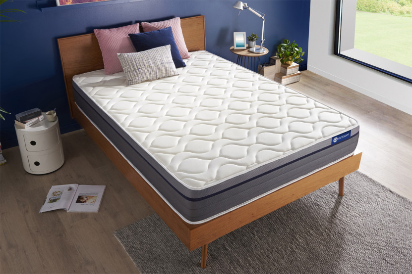 Matelas 140x220 cm Ressorts ensachés et Mémoire de forme - Actiflex Zen