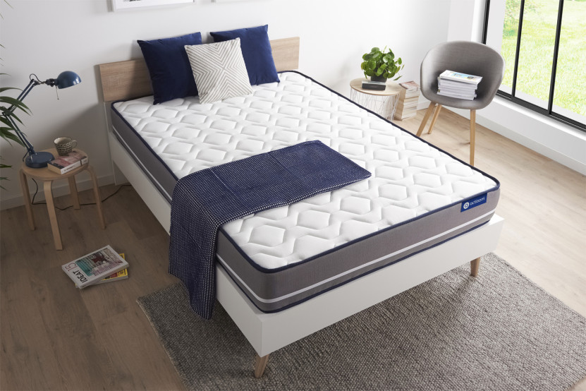 Matelas 140x190 cm Latex et mémoire de forme - Actilatex Pur