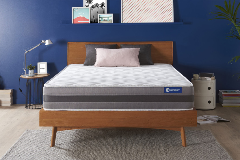 Matelas 180x220 cm Ressorts ensachés et Mémoire de forme - Actiflex Relax