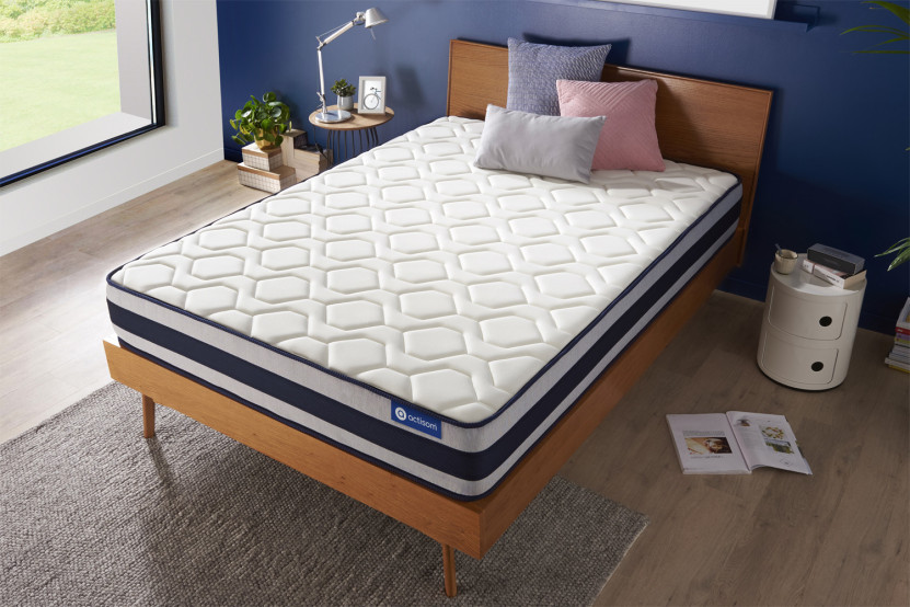 Matelas 160x195 cm Ressorts ensachés et Mémoire de forme - Actiflex Ergo