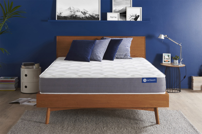 Matelas 160x220 cm Ressorts ensachés et Mémoire de forme - Actiflex Dream