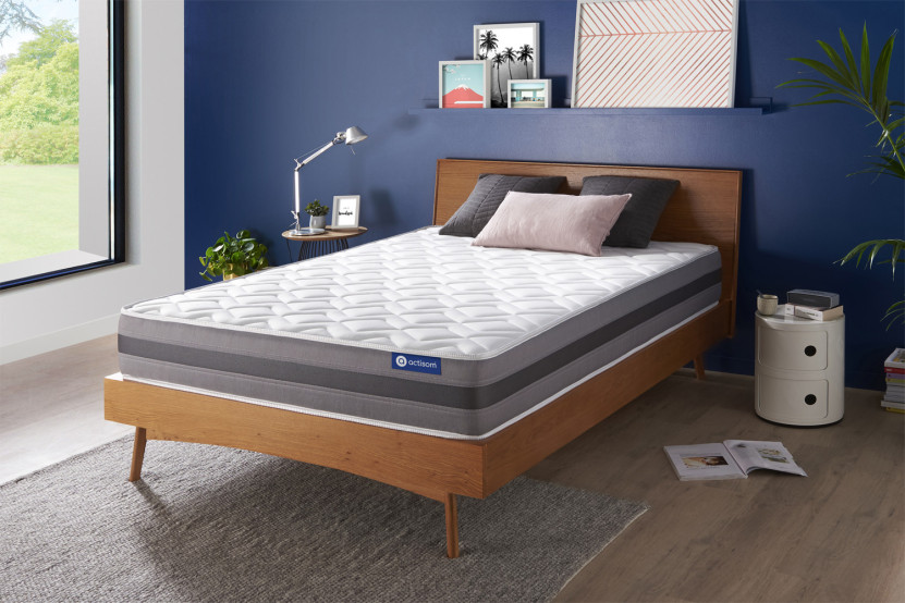 Matelas 160x220 cm Ressorts ensachés et Mémoire de forme - Actiflex Relax
