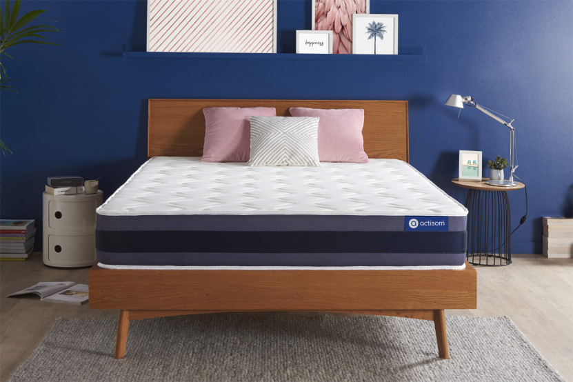 Matelas 130x200 cm Ressorts ensachés et Mémoire de forme - Actiflex Morpho