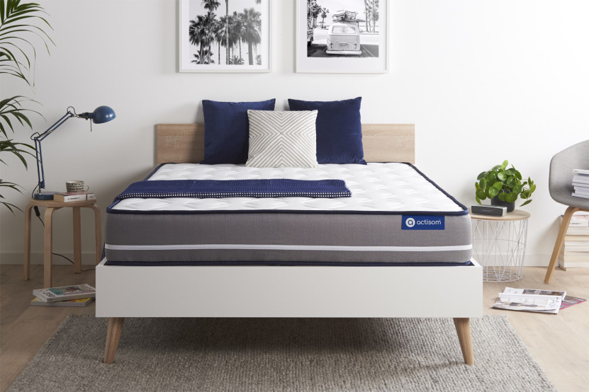 Matelas 140x190 cm Latex et mémoire de forme - Actilatex Pur