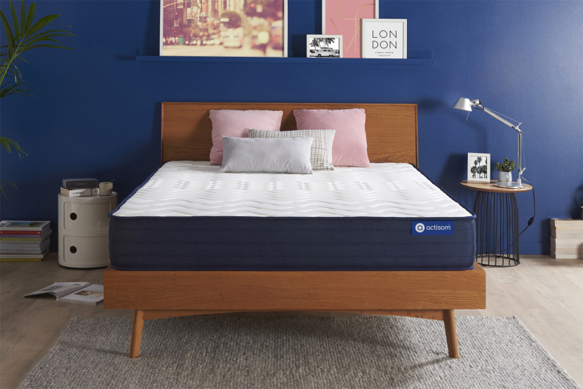 Matelas 150x190 cm Ressorts ensachés et Mémoire de forme - Actiflex Life
