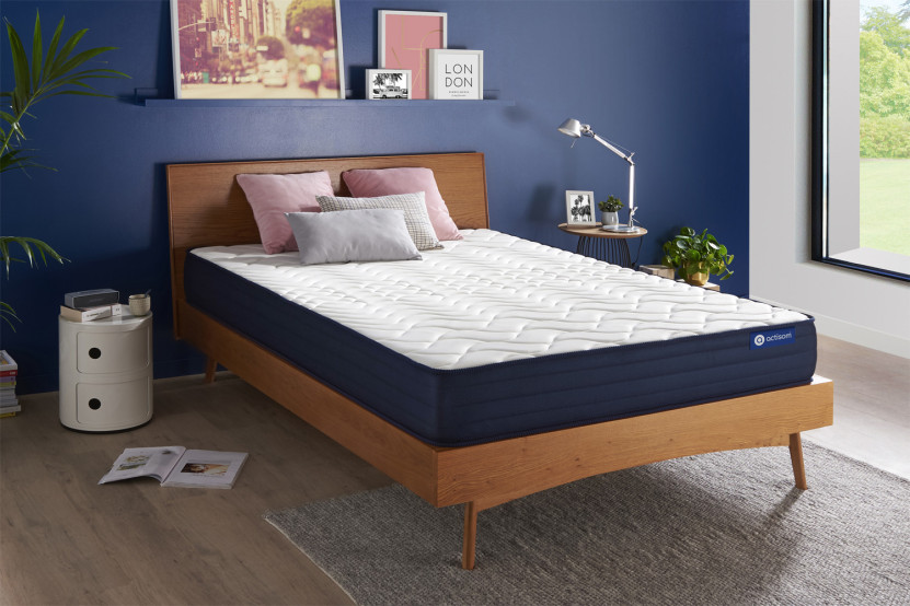 Matelas 140x220 cm Ressorts ensachés et Mémoire de forme - Actiflex Life