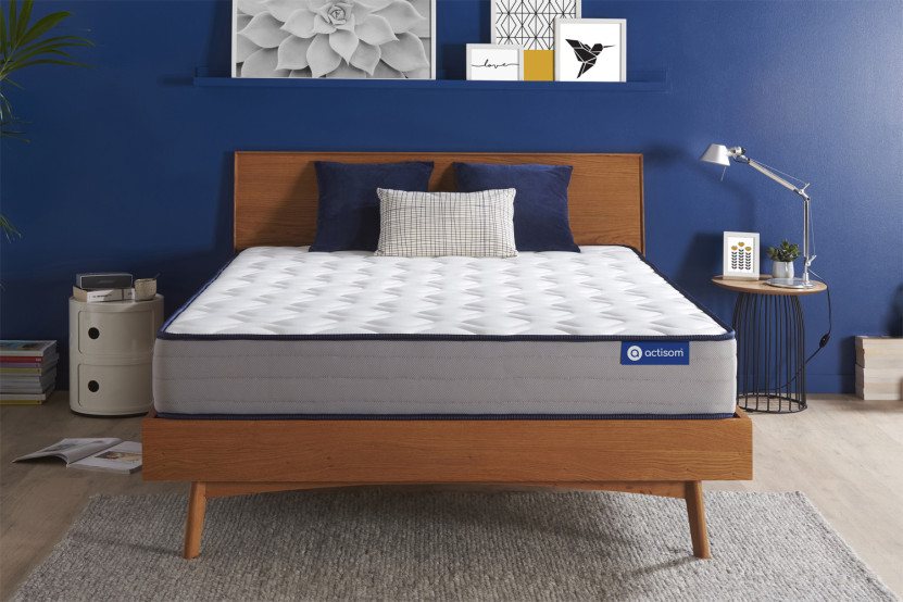 Matelas 160x195 cm Ressorts ensachés et Mémoire de forme - Actiflex Form